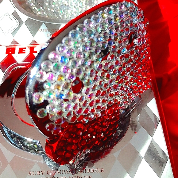 Hello Kitty Swarovski Crystal Studded Pave NWT - Picture 5 of 12